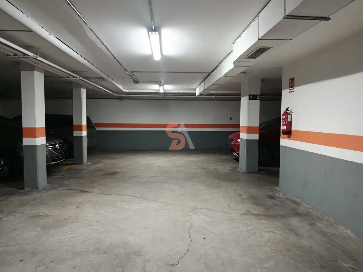 Parking of Flat for rent in Valladolid  with Heating, Terrace and Storage room