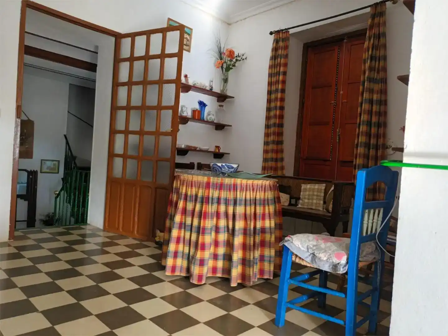 Menjador de Finca rústica en venda en Hornachuelos amb Jardí privat, Piscina i Moblat