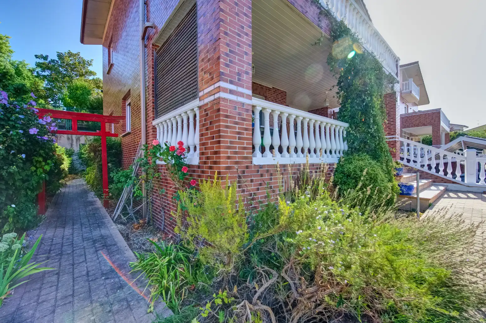 Balcony of Houses for sale in Cizur  with Heating, Private garden and Parquet flooring