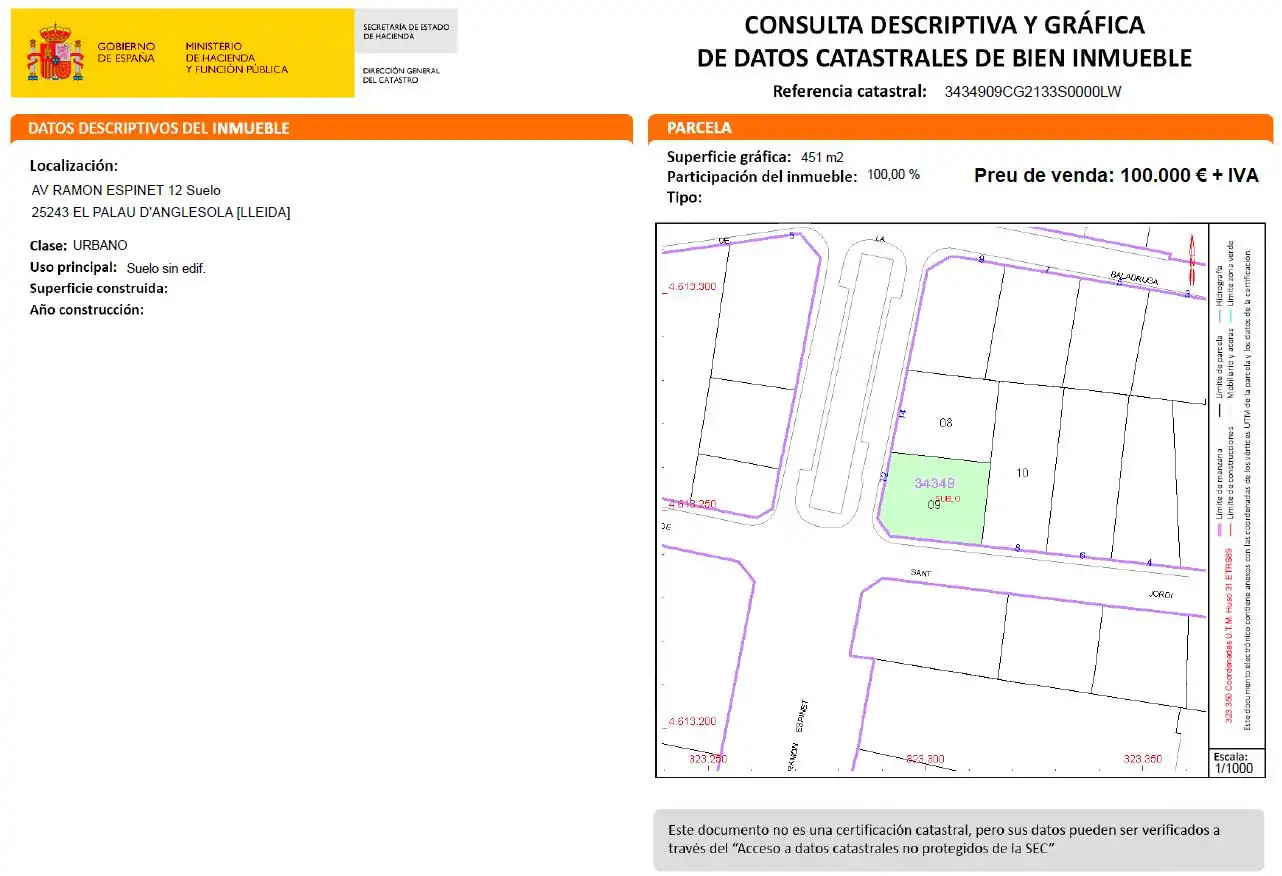 Terreno residencial en venta en Sant Jordi, imagen 4