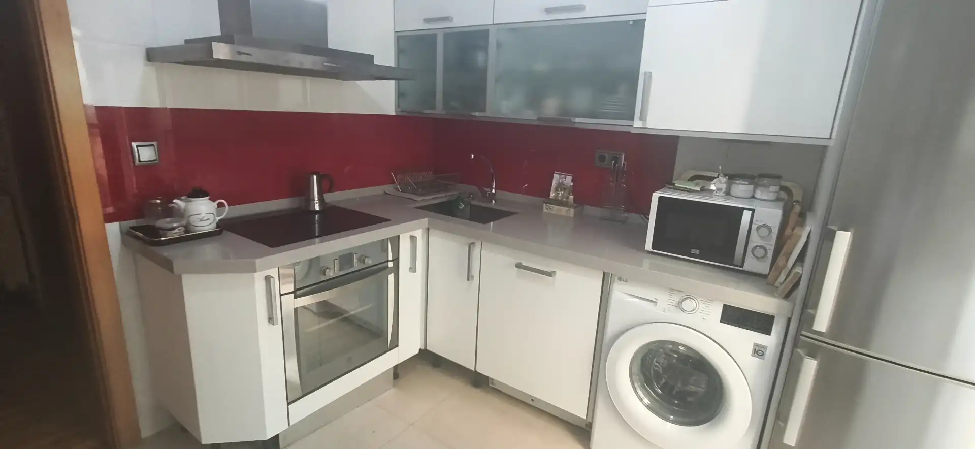 Cocina de Piso de alquiler en Burgos con Calefacción, Parquet y Trastero