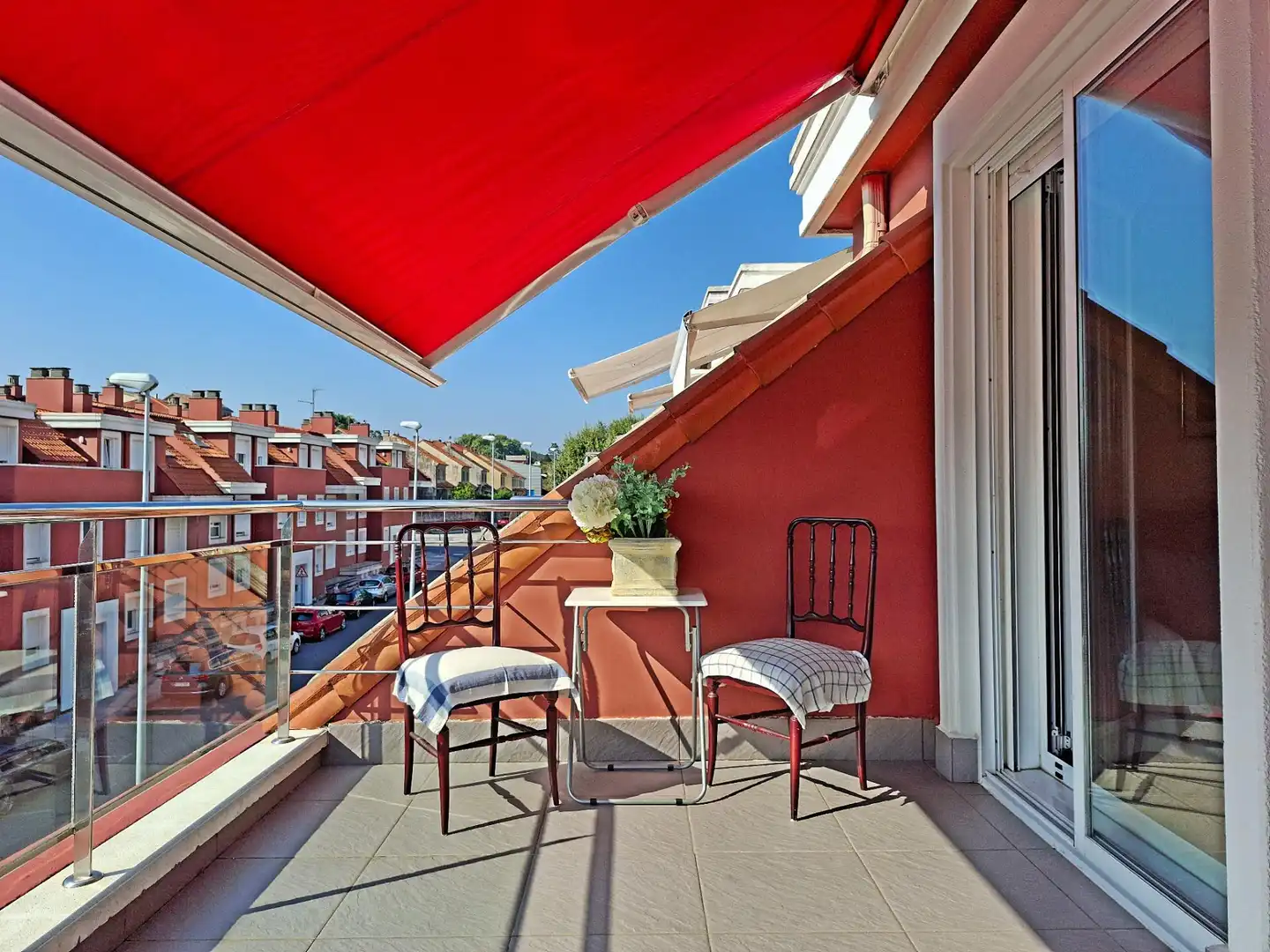 Terrace of Flat for sale in Vilagarcía de Arousa  with Heating, Private garden and Terrace
