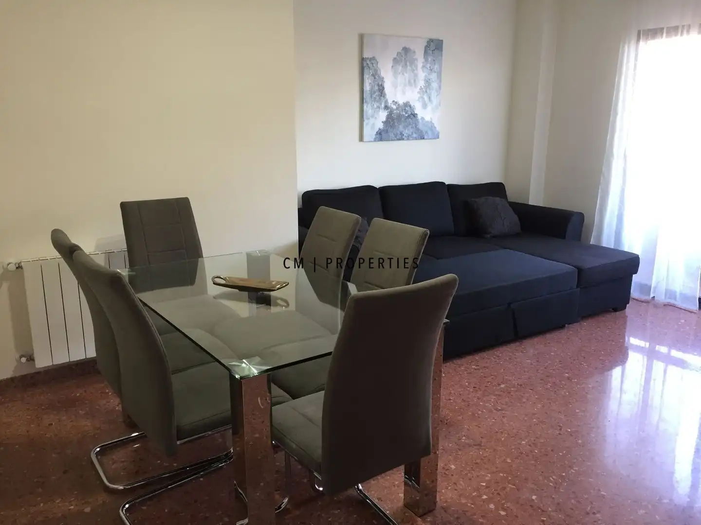 Sala d'estar de Pis de lloguer en Valencia amb Aire condicionat, Calefacció i Terrassa