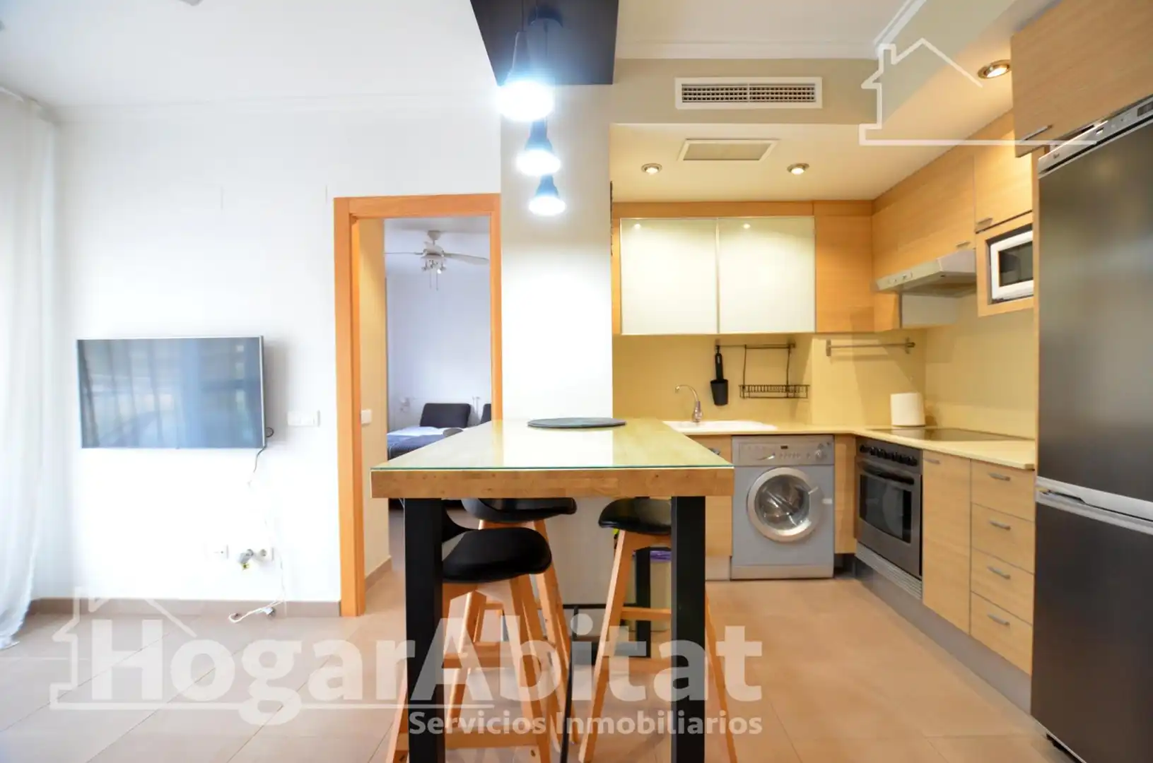 Kitchen of Flat for sale in Daimús  with Air Conditioner, Terrace and Balcony
