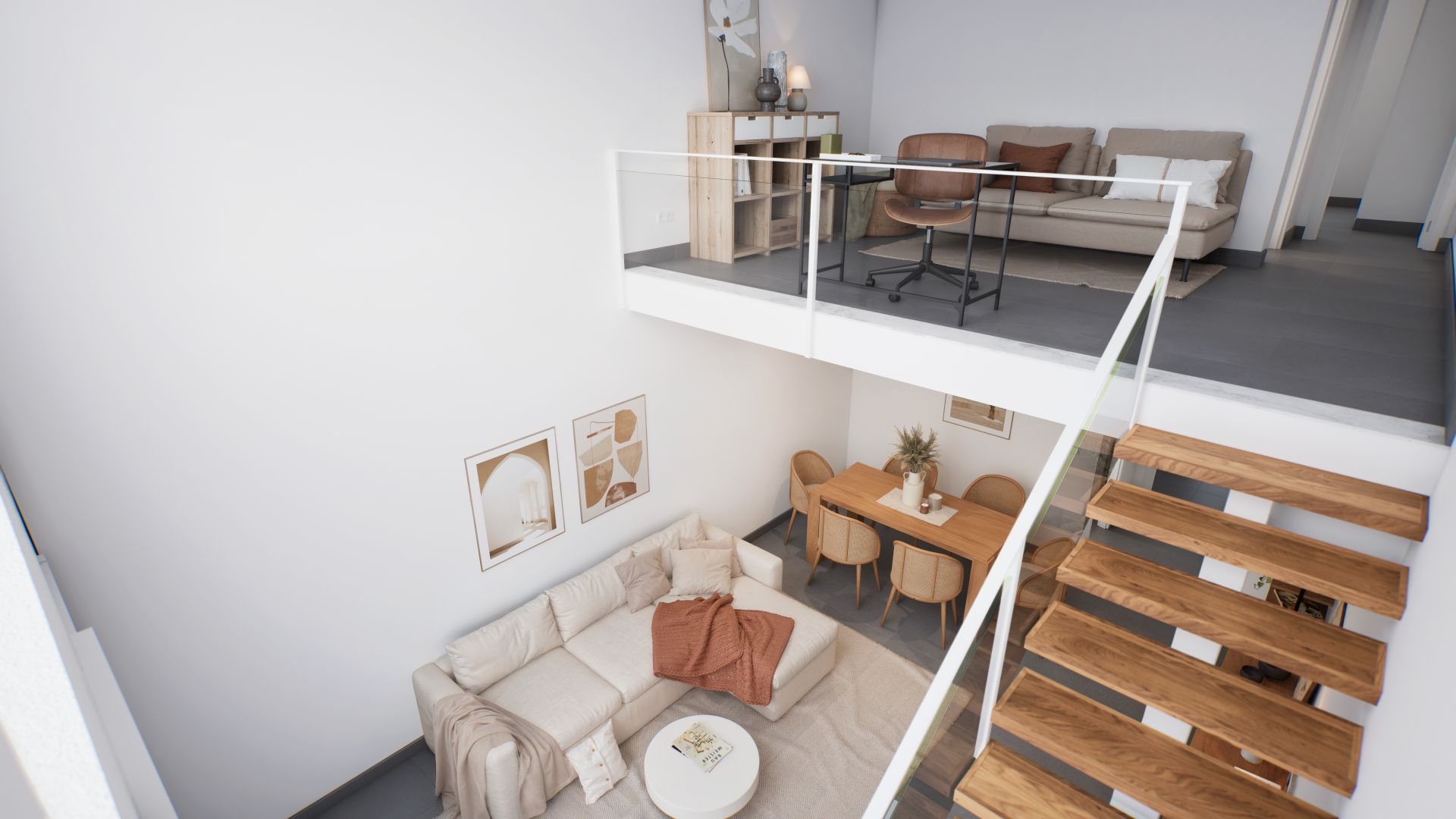 Sala d'estar de Casa o xalet en venda en Santa Pola amb Aire condicionat, Jardí privat i Forn