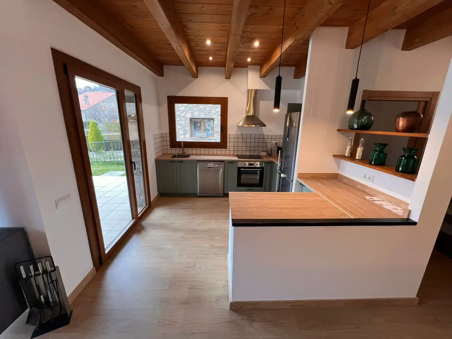 Cocina de Casa adosada en venta en Llanars con Calefacción, Jardín privado y Parquet