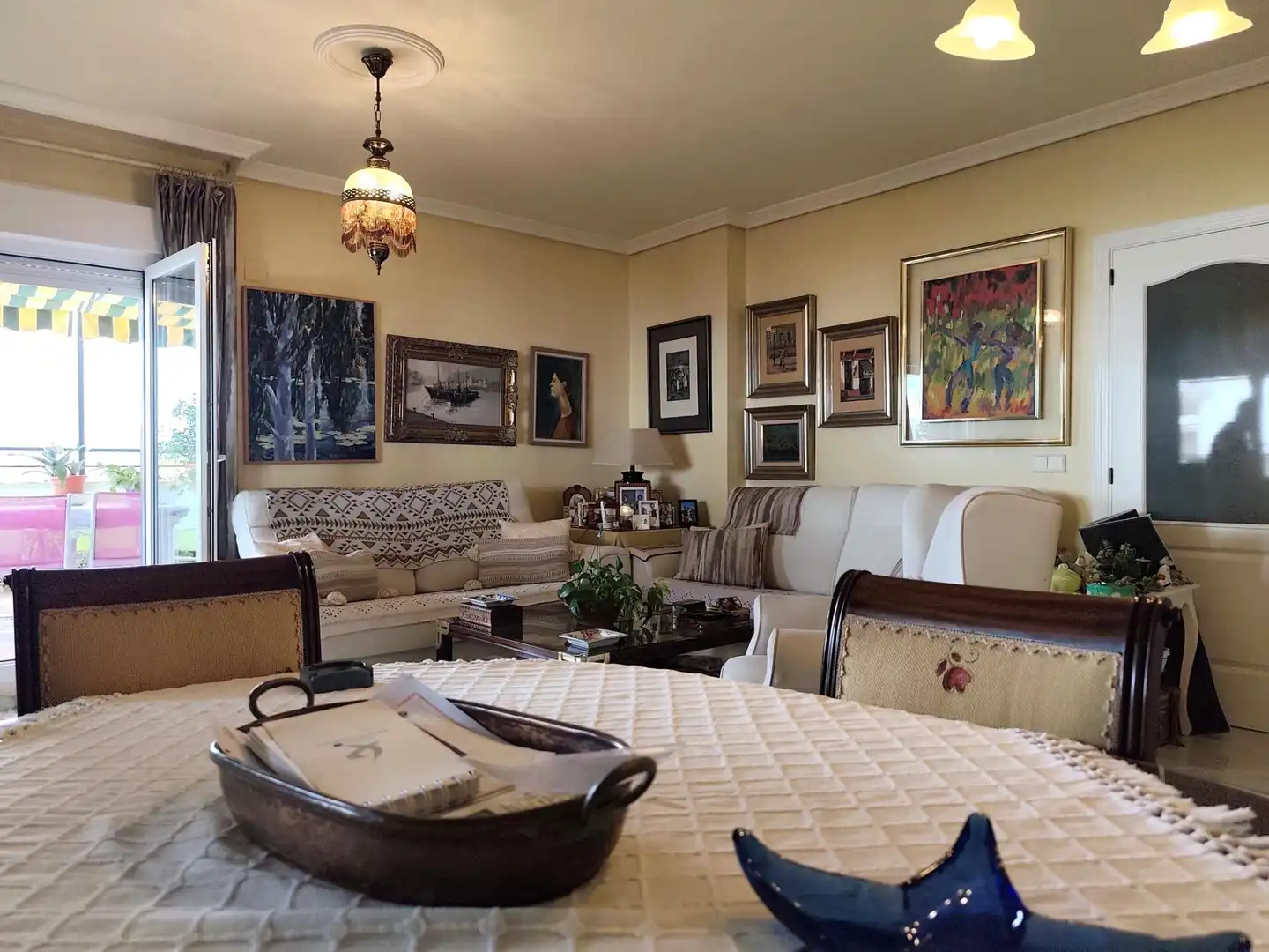 Sala de estar de Ático en venta en Badajoz con Aire acondicionado, Calefacción y Terraza