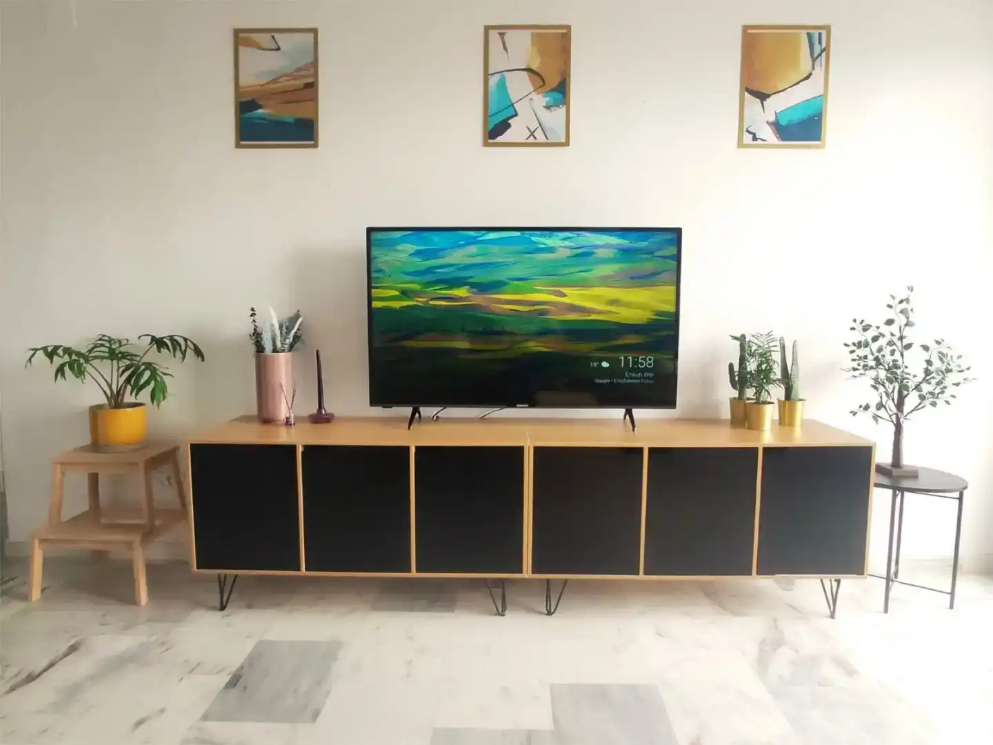Sala d'estar de Apartament de lloguer en Mijas