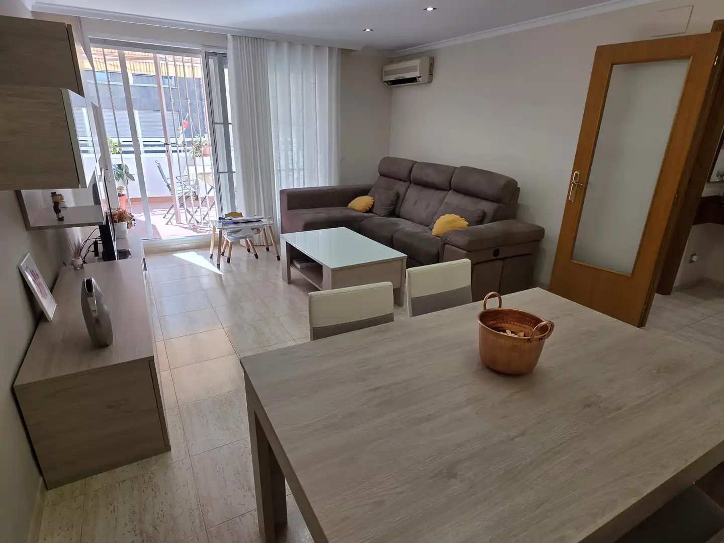 Sala de estar de Piso en venta en Almazora / Almassora con Aire acondicionado, Terraza y Trastero