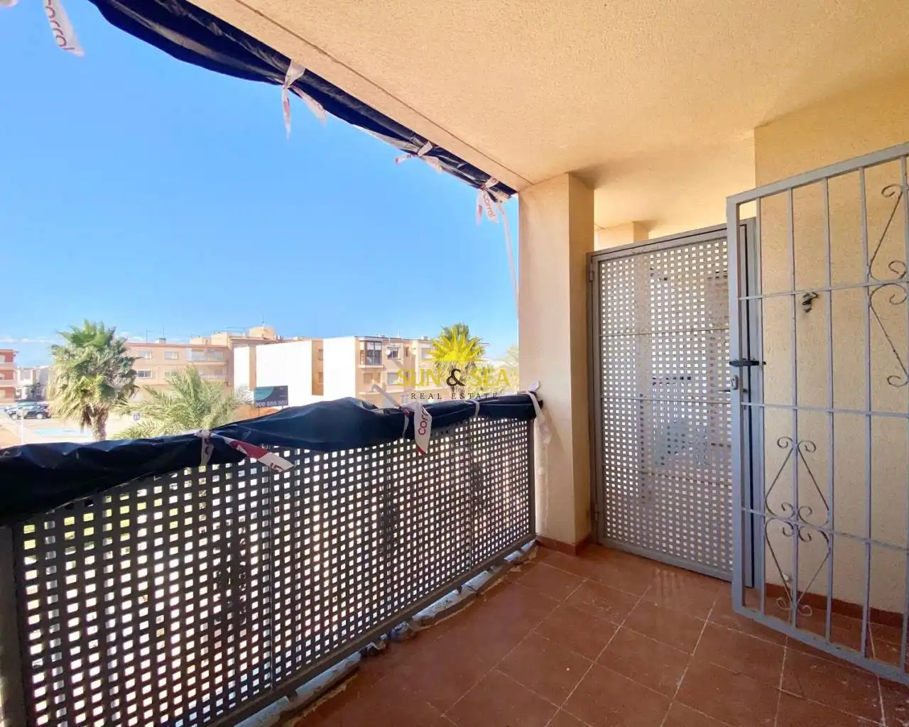 Terraza de Apartamento de alquiler en Cartagena con Aire acondicionado, Calefacción y Piscina