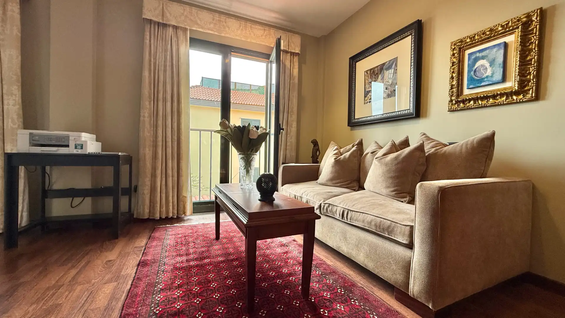 Sala de estar de Dúplex en venta en Las Palmas de Gran Canaria con Jardín privado, Parquet y Terraza