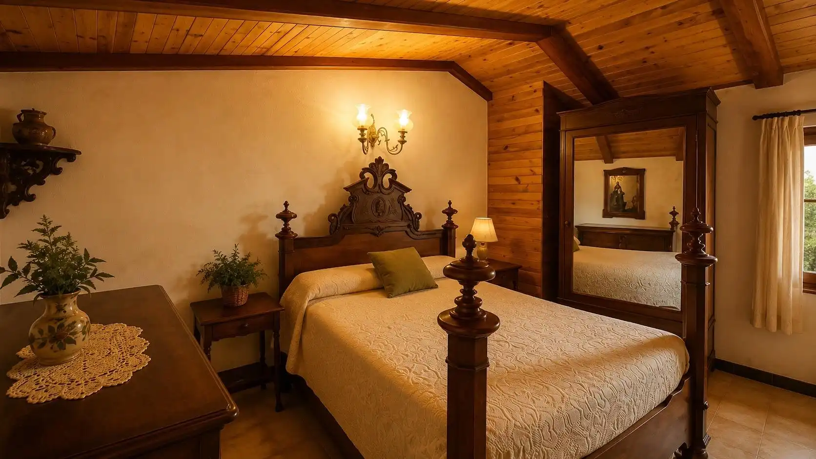 Bedroom of Houses for sale in Selva  with Air Conditioner, Private garden and Terrace