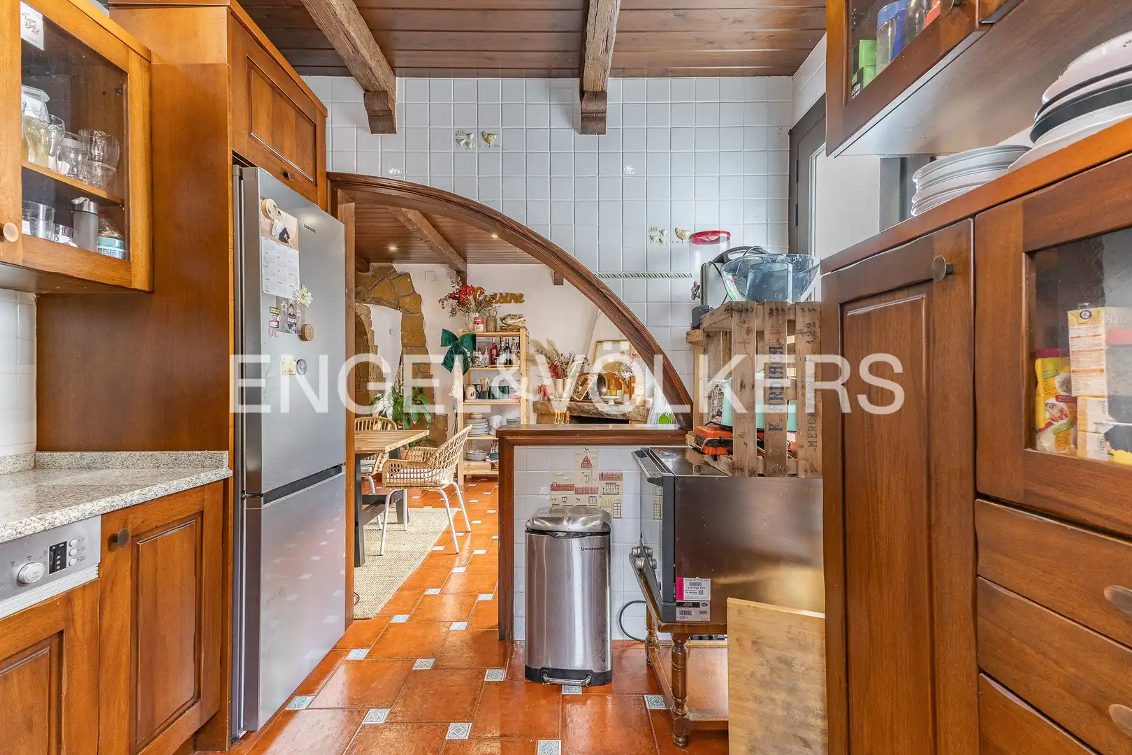 Kitchen of Houses for sale in Sant Salvador de Guardiola  with Air Conditioner, Heating and Private garden