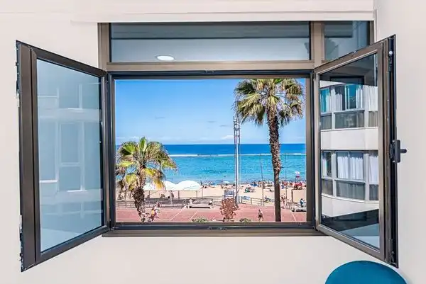 Bedroom of Flat for rent in Las Palmas de Gran Canaria  with Furnished, Oven and Washing machine