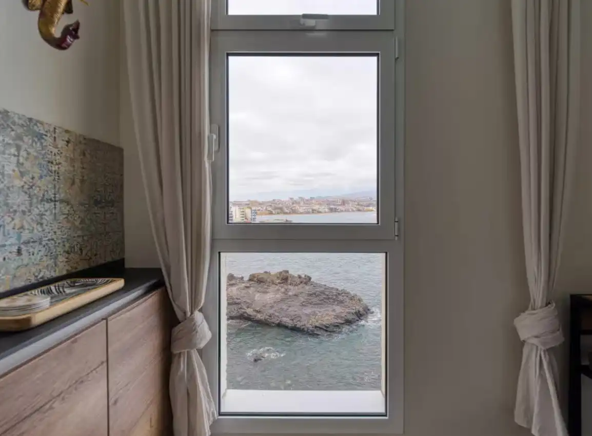 Terrassa de Apartament de lloguer en Las Palmas de Gran Canaria amb Aire condicionat, Calefacció i Parquet