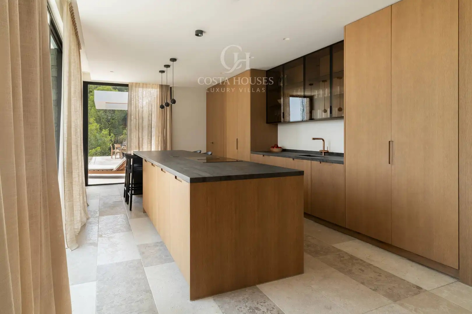 Kitchen of Houses for sale in Jávea / Xàbia  with Air Conditioner, Private garden and Terrace