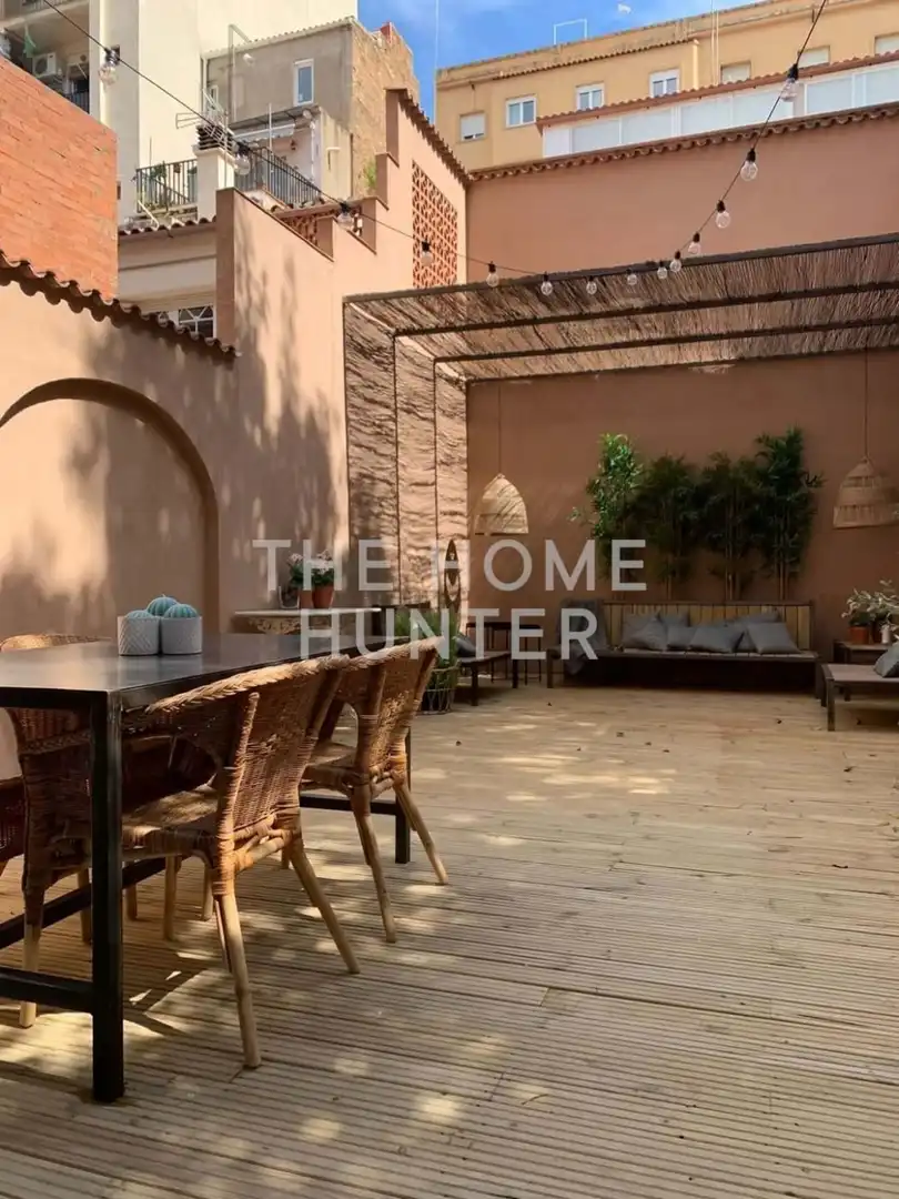 Terrasse von Wohnung zum Verkauf in Barcelona mit Heizung, Privatgarten und Terrasse