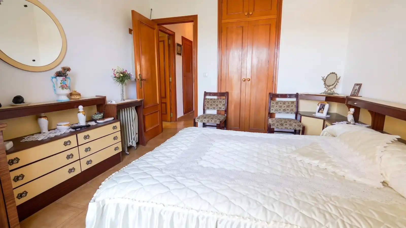 Dormitori de Casa adosada en venda en Dénia amb Aire condicionat, Calefacció i Jardí privat