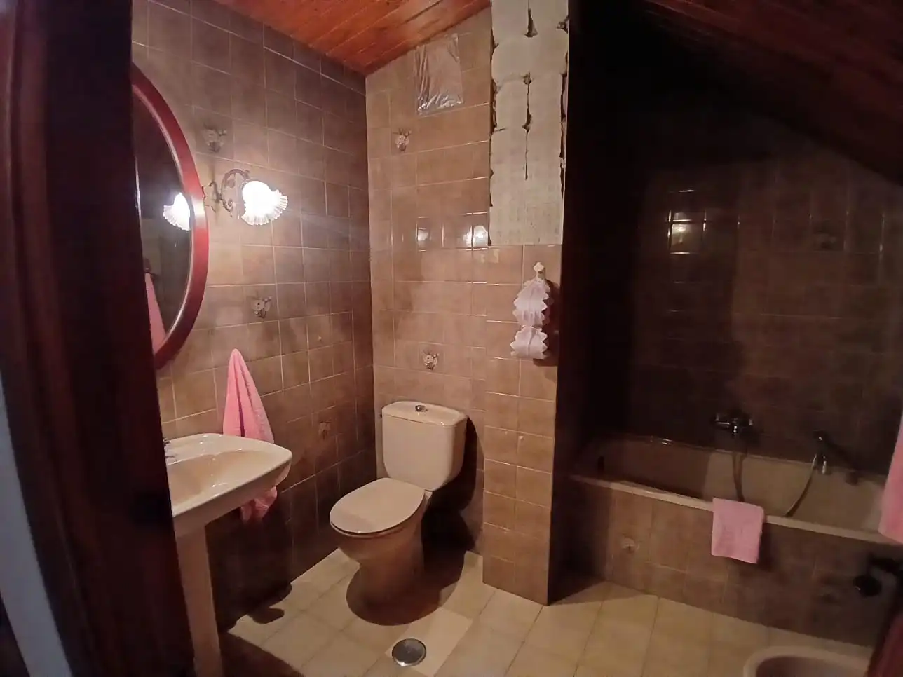 Badezimmer von Maisonette zum Verkauf in Santander mit Heizung, Parkett und Terrasse