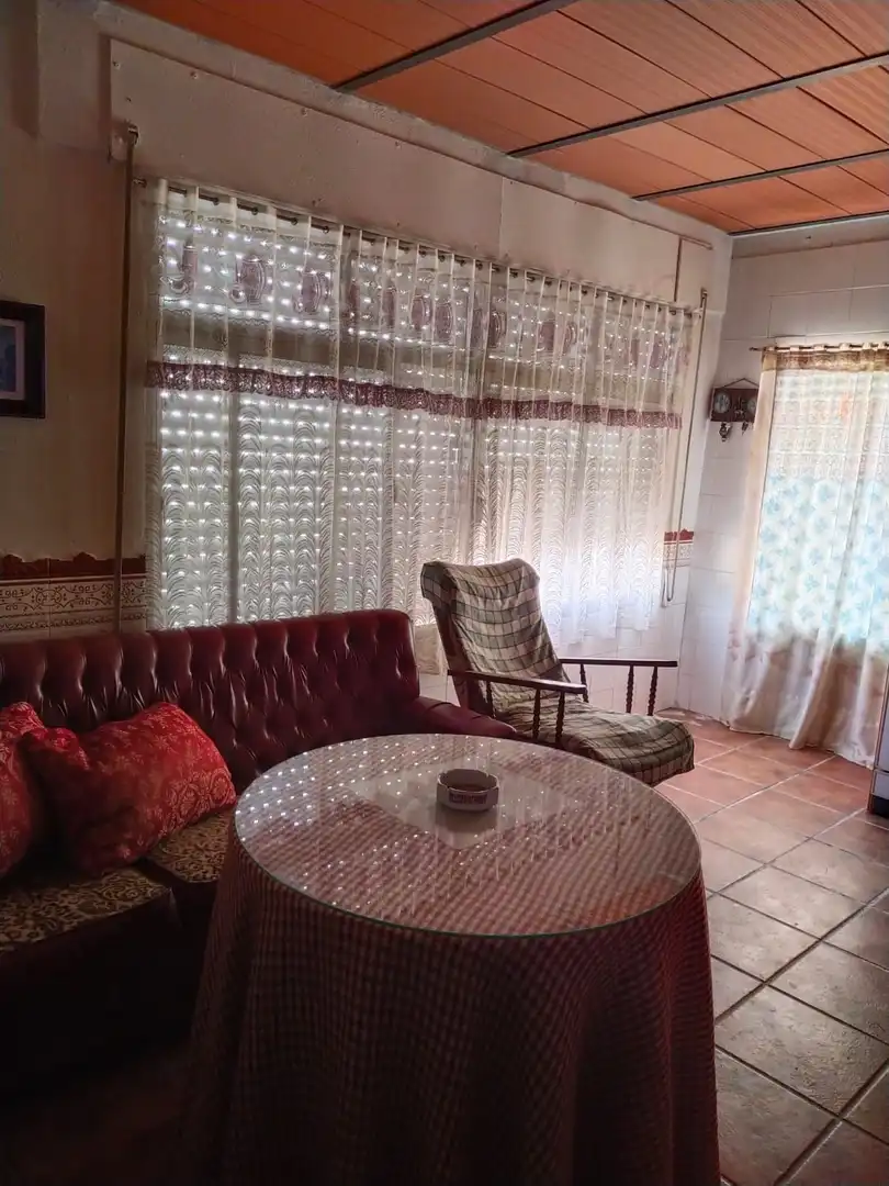Sala de estar de Casa o chalet en venta en Navalvillar de Pela con Aire acondicionado y Amueblado