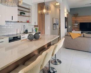 Kitchen of Flat to rent in Palencia Capital  with Air Conditioner, Furnished and TV