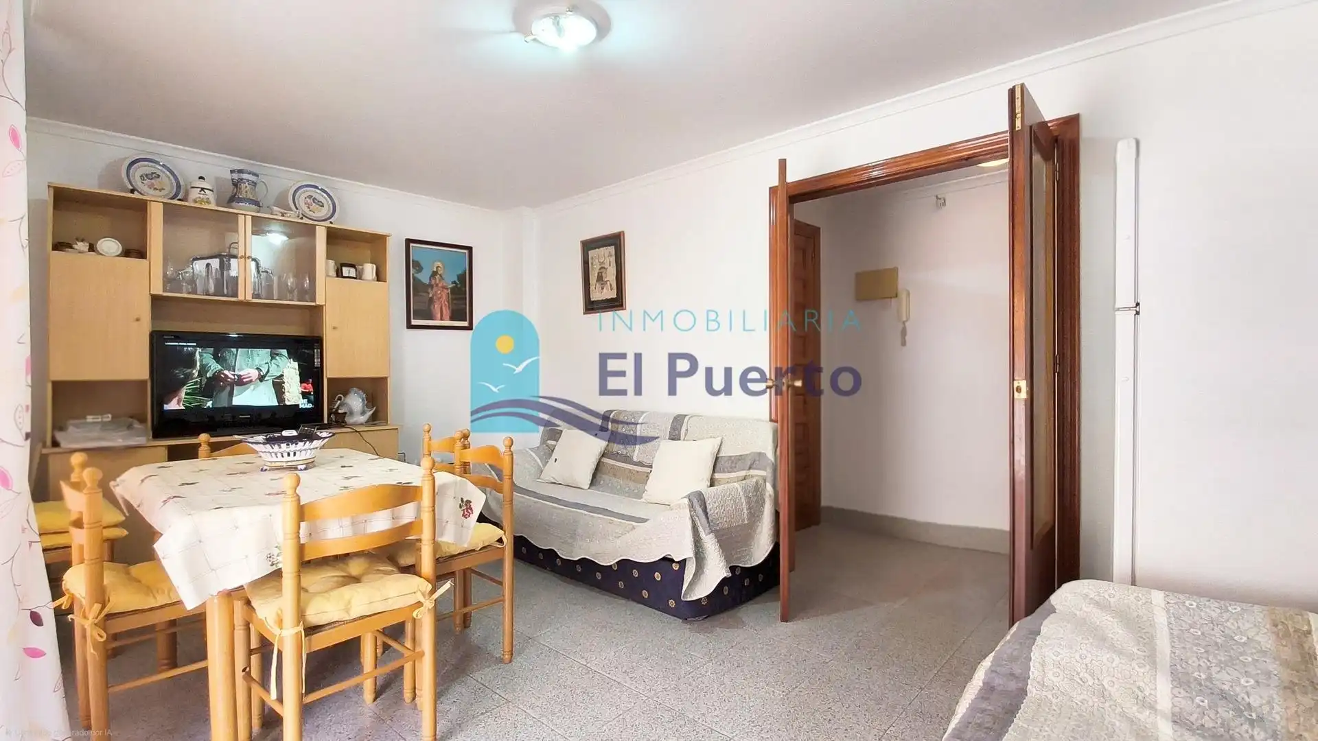 Sala de estar de Piso en venta en Mazarrón con Aire acondicionado, Calefacción y Terraza