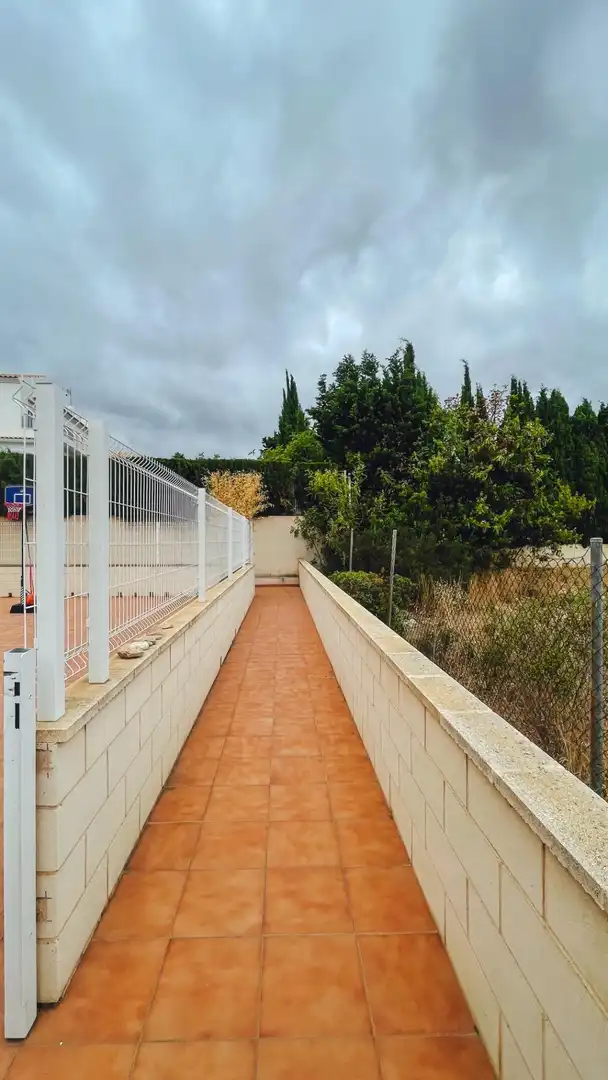 Terrassa de Casa adosada en venda en La Nucia amb Aire condicionat, Jardí privat i Terrassa