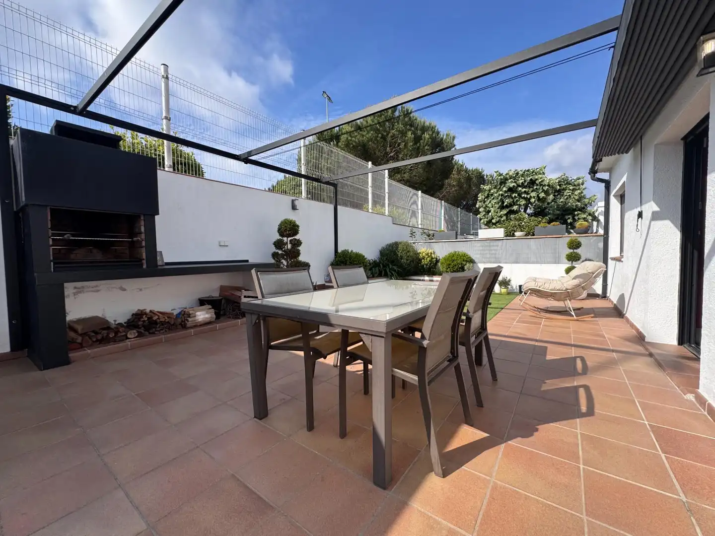 Terraza de Casa adosada en venta en Blanes con Aire acondicionado, Calefacción y Jardín privado