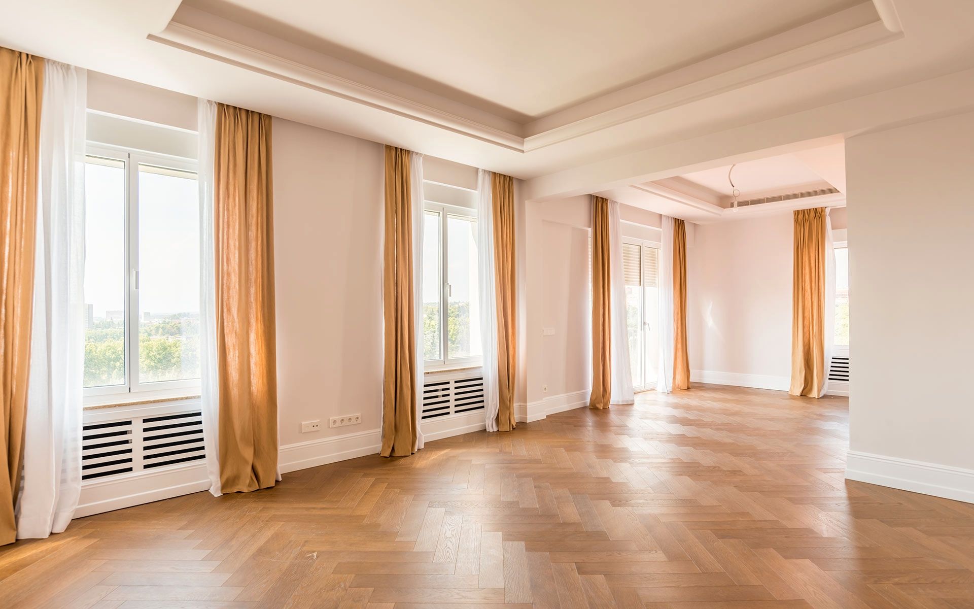 Sala d'estar de Pis de lloguer en  Madrid Capital amb Aire condicionat, Calefacció i Terrassa