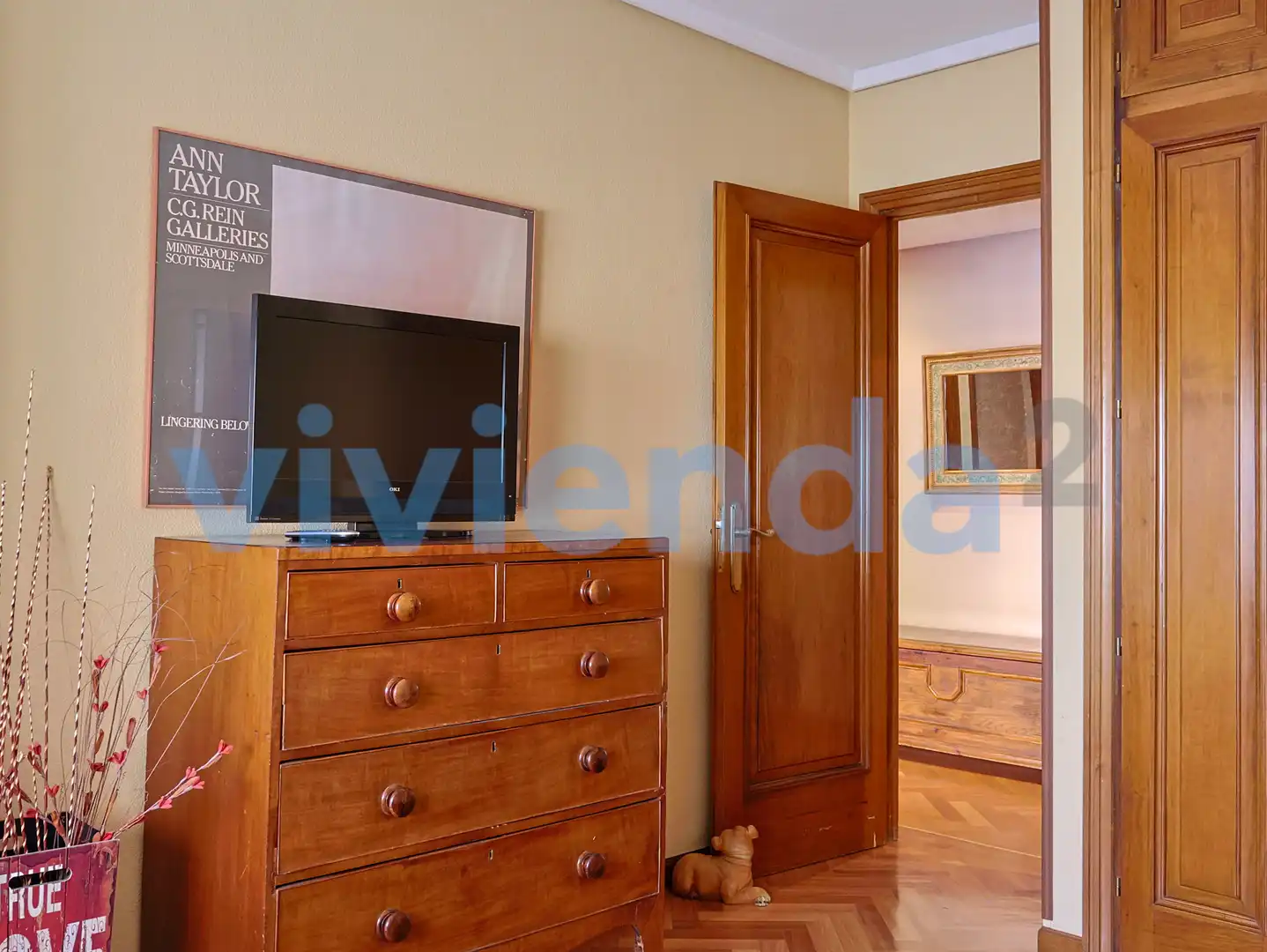 Bedroom of Flat for sale in Madrid  with Air Conditioner, Terrace and Swimming Pool