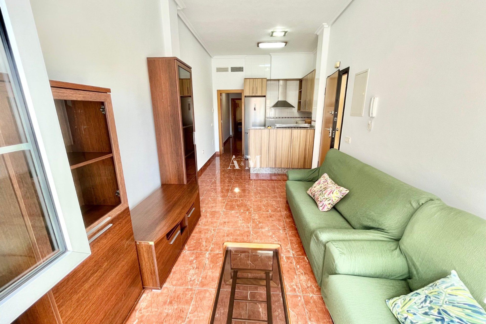 Living room of Flat to rent in Pilar de la Horadada  with Air Conditioner, Heating and Furnished