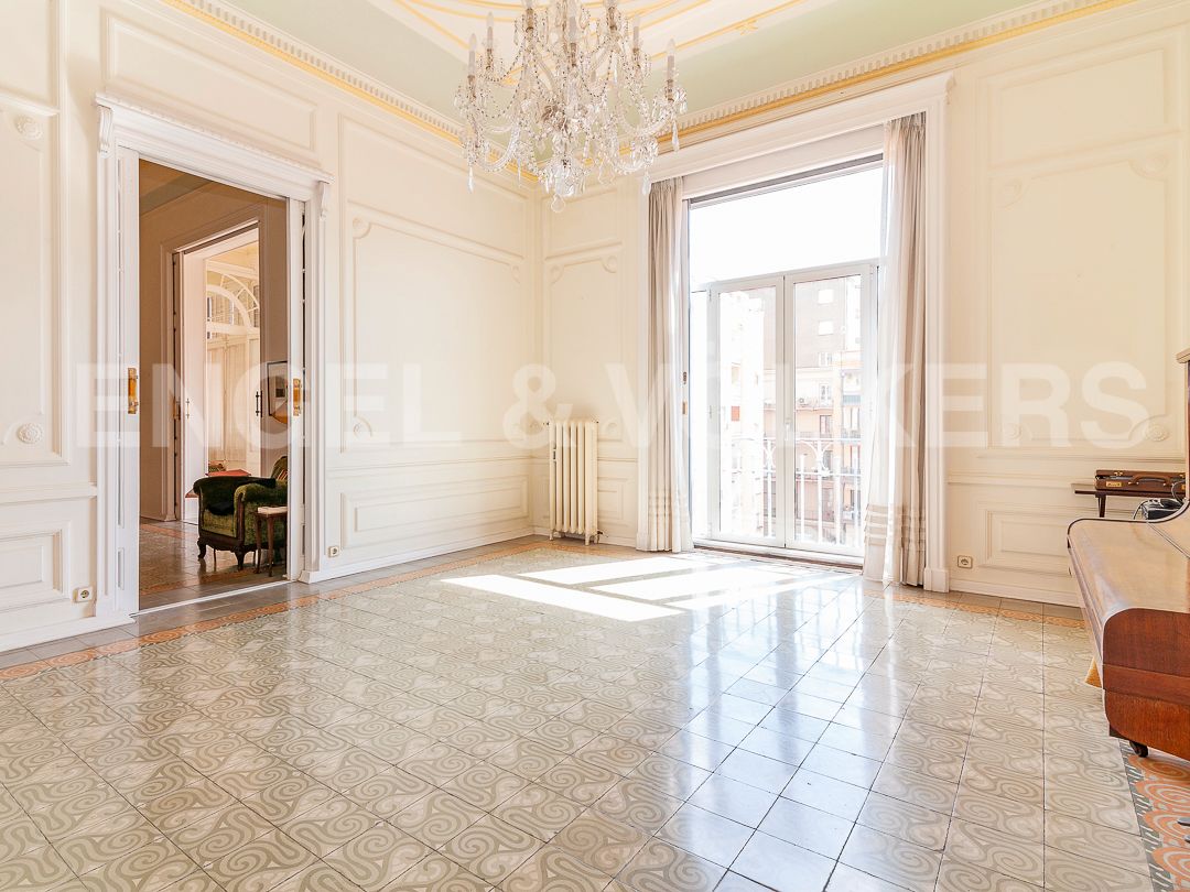 Living room of Apartment for sale in  Barcelona Capital  with Heating, Storage room and Balcony