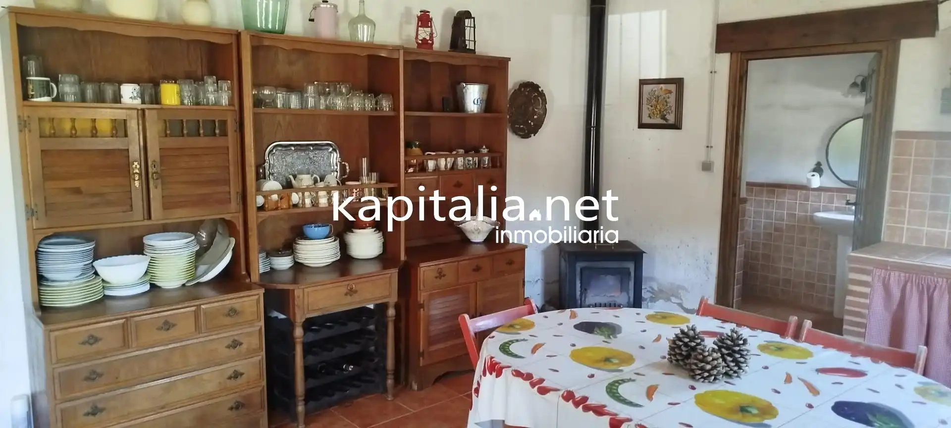 Cocina de Casa o chalet en venta en Bocairent con Amueblado