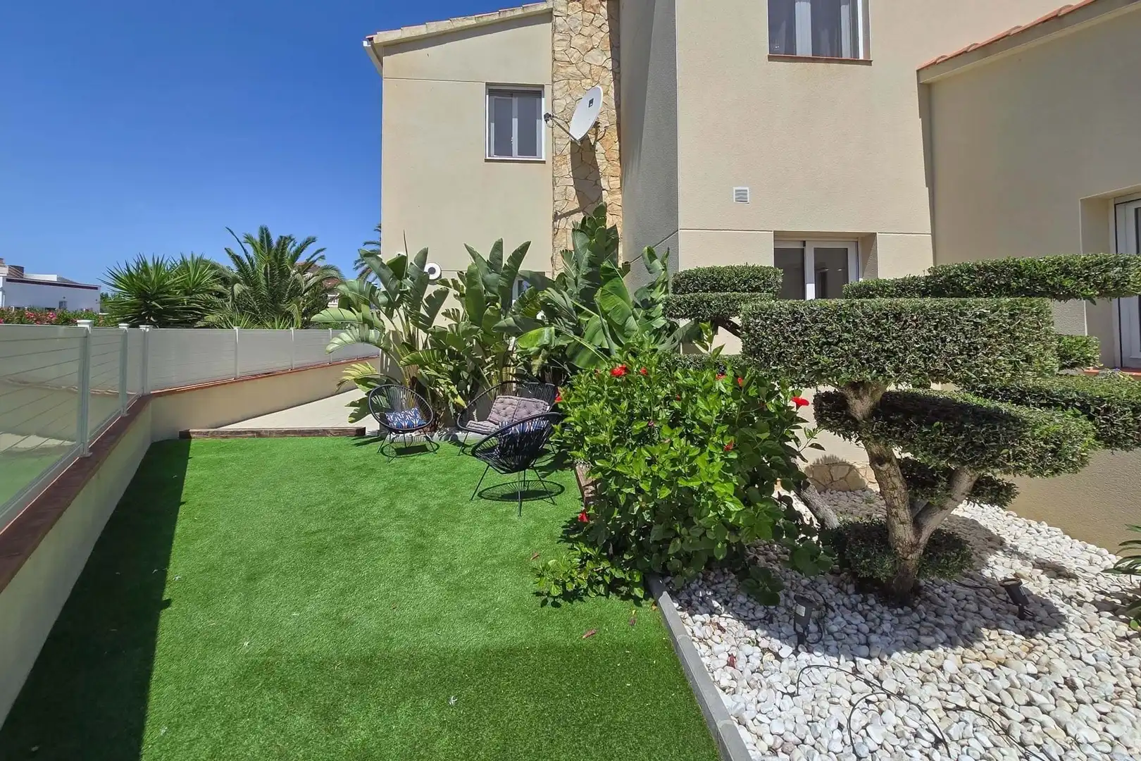 Jardín de Casa o chalet en venta en Empuriabrava con Aire acondicionado, Calefacción y Jardín privado