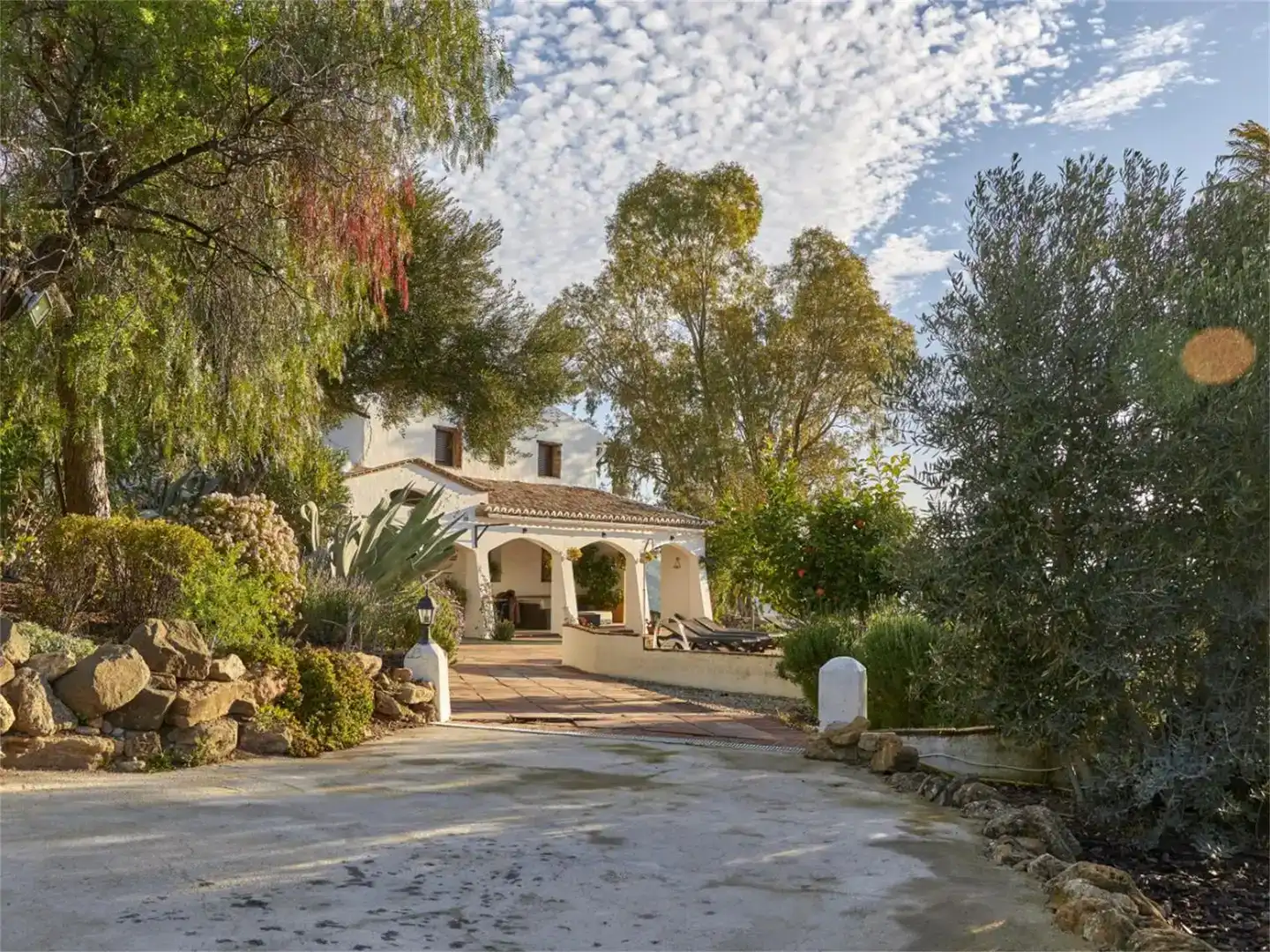Vista exterior de Finca rústica en venta en Algámitas con Aire acondicionado, Jardín privado y Piscina
