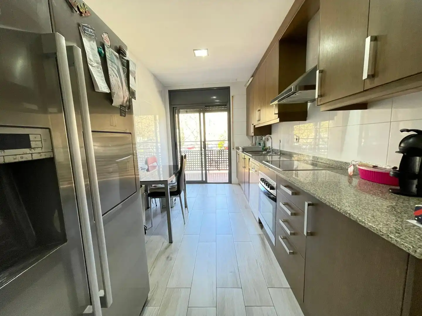 Küche von Wohnung zum Verkauf in Badalona mit Klimaanlage, Heizung und Terrasse