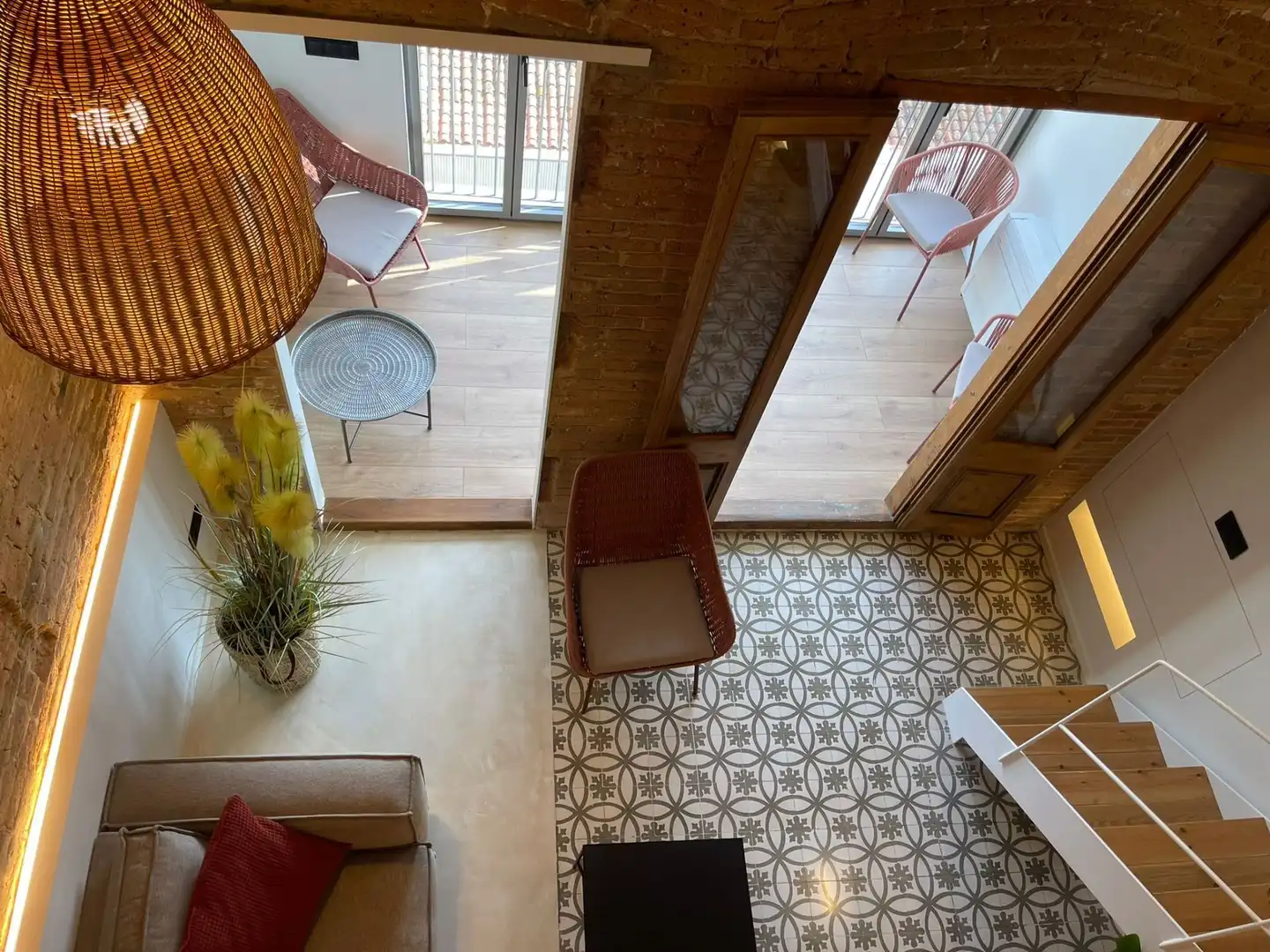 Terrassa de Pis de lloguer en Girona amb Aire condicionat, Calefacció i Terrassa