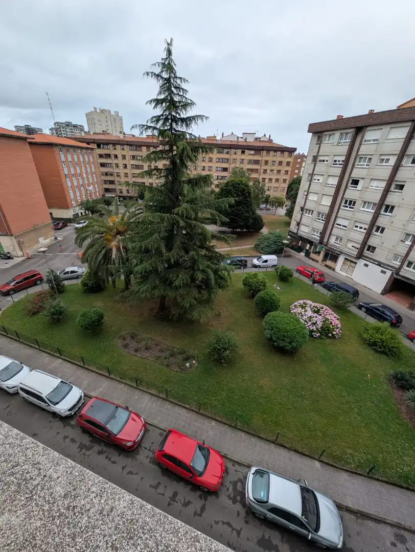 Parking of Flat for sale in Gijón   with Heating, Private garden and Parquet flooring