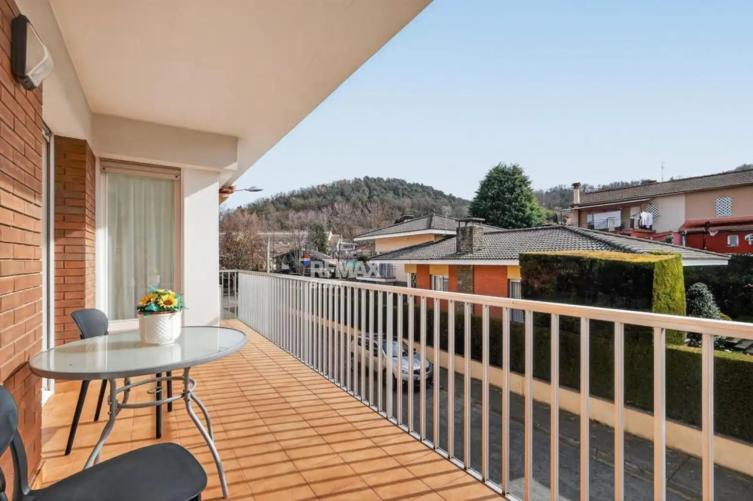 Balcony of Houses for sale in Olot  with Air Conditioner, Private garden and Terrace