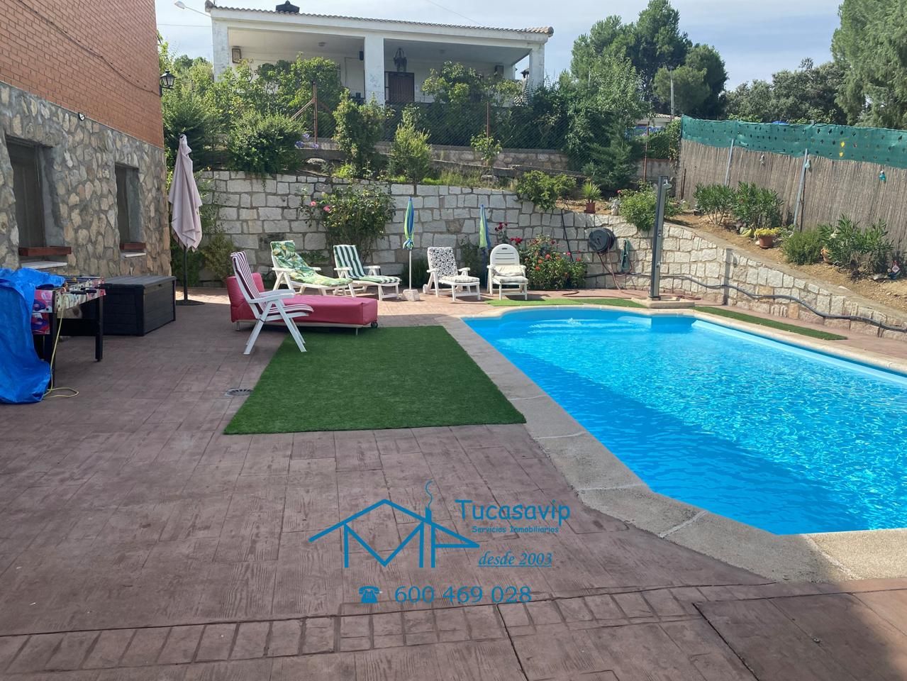 Swimming pool of House or chalet for sale in El Tiemblo   with Air Conditioner, Heating and Private garden