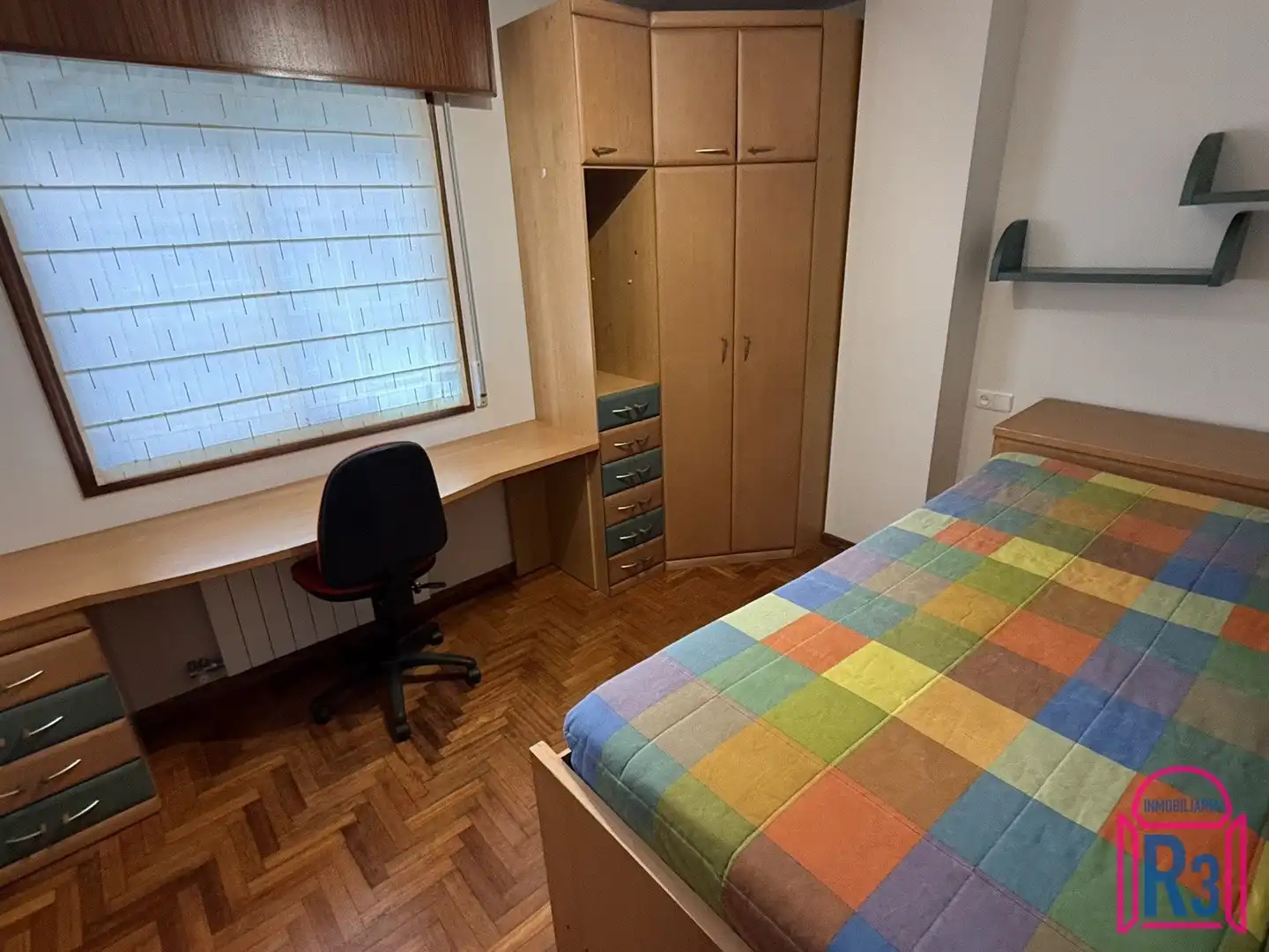 Schlafzimmer von Wohnung zur Miete in León Capital  mit Heizung, Terrasse und Möbliert