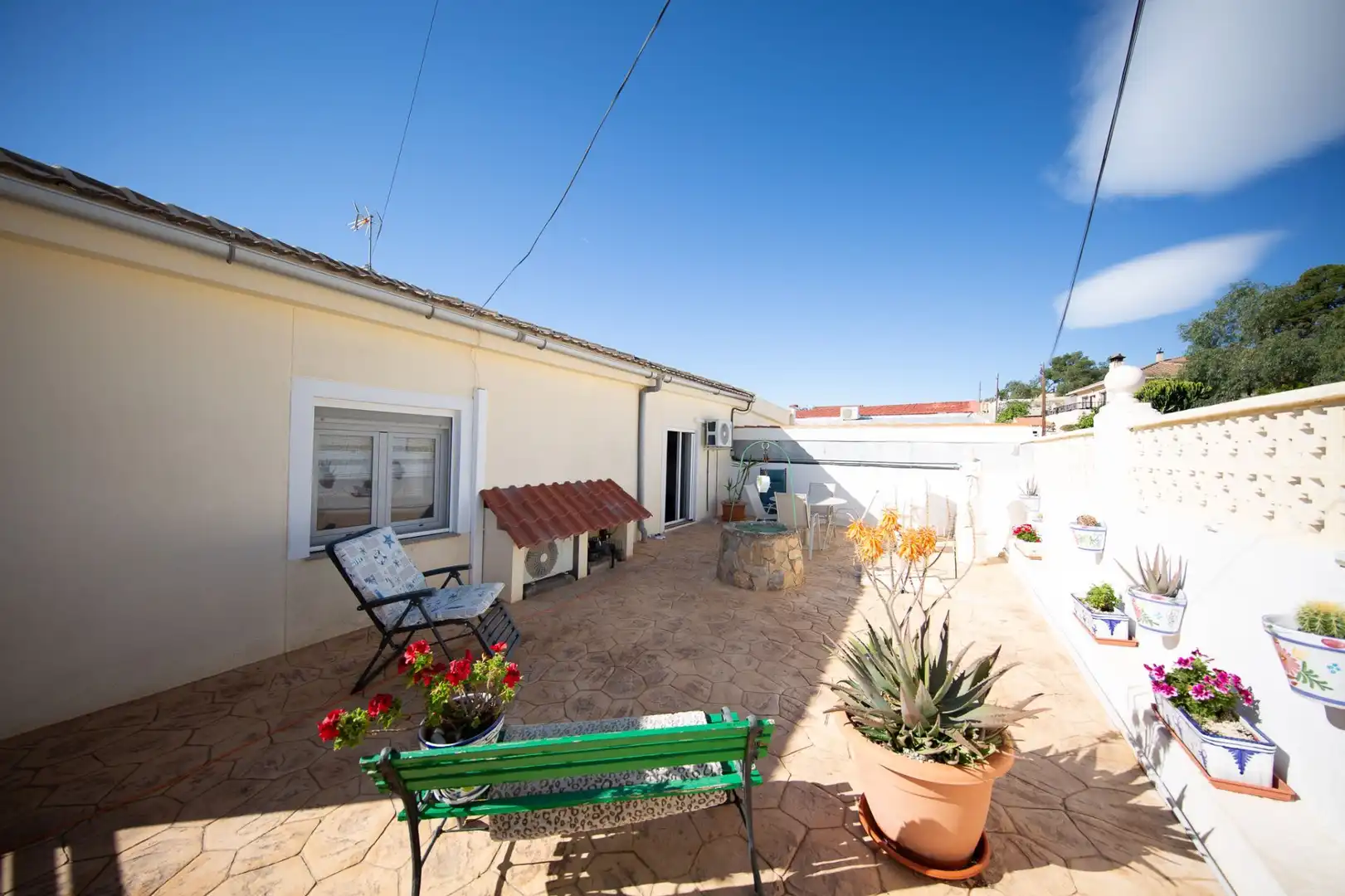 Terrassa de Casa o xalet en venda en Mutxamel amb Aire condicionat, Calefacció i Jardí privat