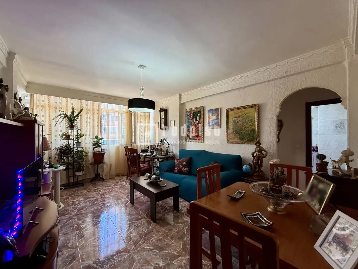 Sala de estar de Piso en venta en Málaga Capital