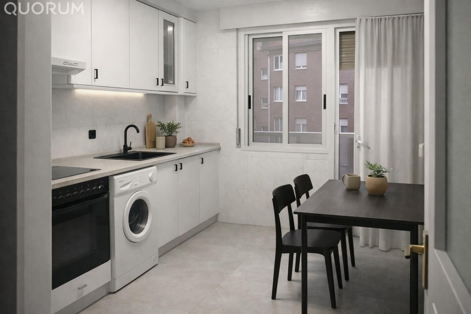 Cocina de Piso en venta en Galdakao con Terraza y Balcón