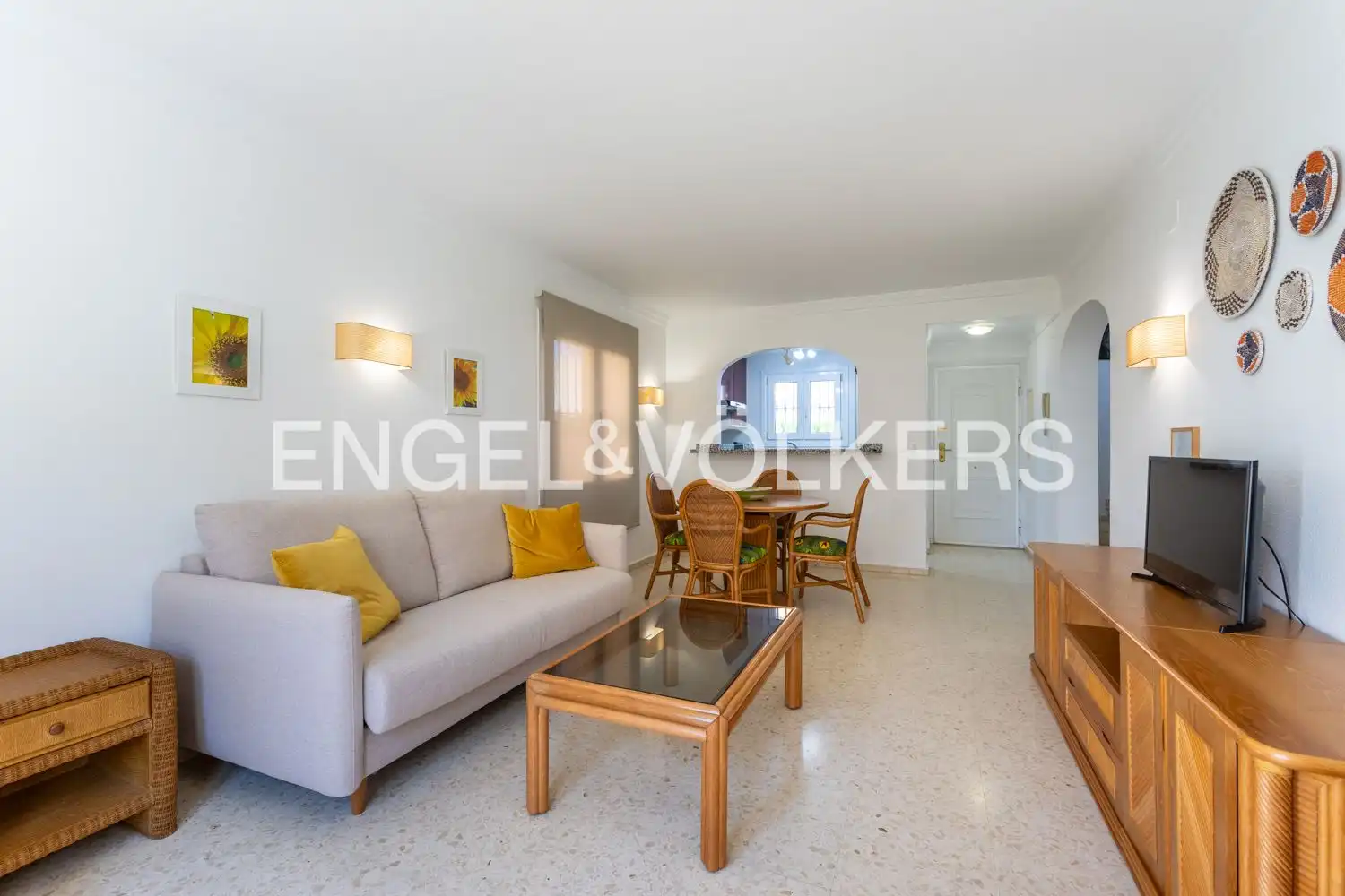 Sala de estar de Casa o chalet de alquiler en Oliva con Aire acondicionado, Calefacción y Jardín privado