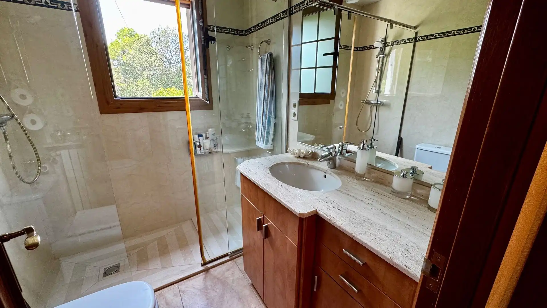 Baño de Casa o chalet en venta en Vacarisses con Aire acondicionado, Calefacción y Jardín privado