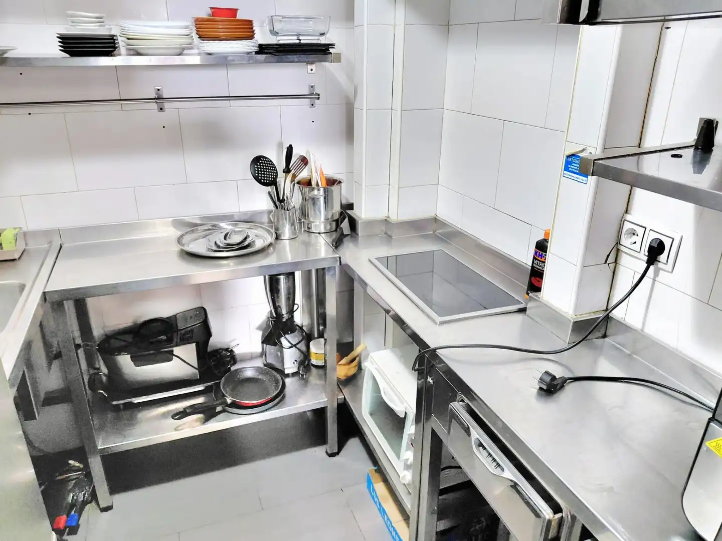 Cocina de Local de alquiler en Getxo  con Aire acondicionado