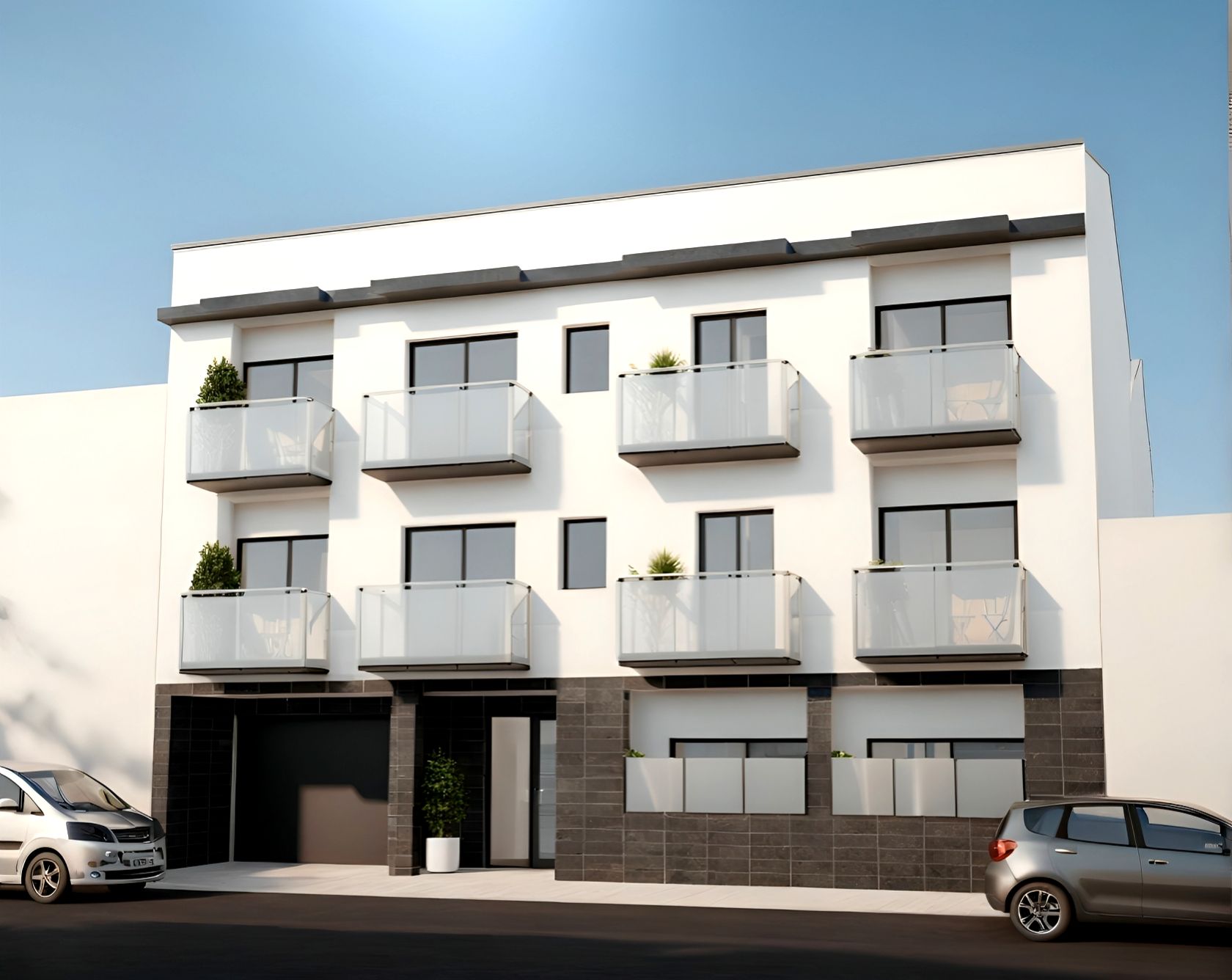 Exterior view of Flat for sale in Les Franqueses del Vallès  with Air Conditioner, Heating and Balcony