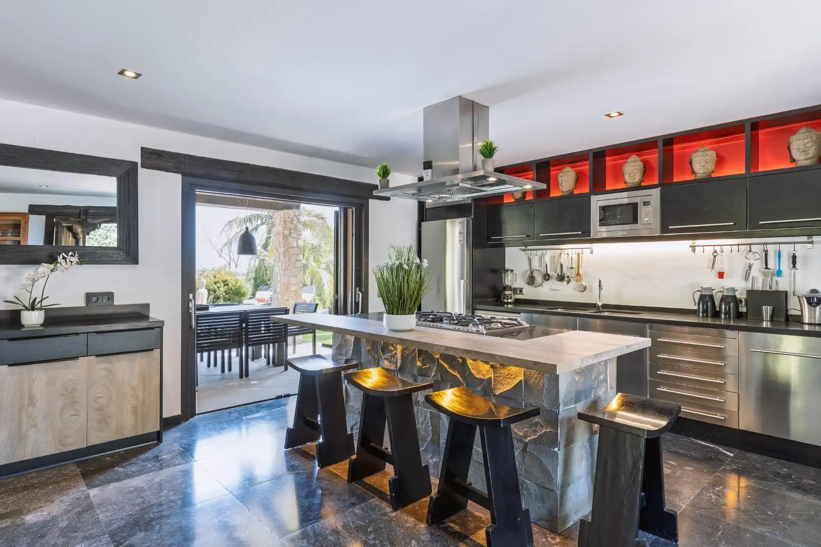 Cocina de Casa o chalet en venta en Beniarbeig con Aire acondicionado, Calefacción y Jardín privado