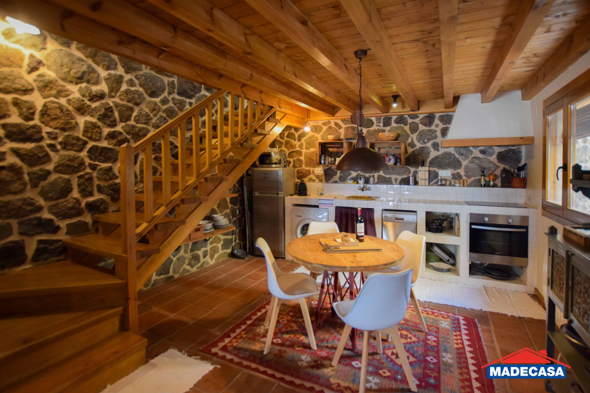 Cuina de Finca rústica en venda en Solana de Ávila amb Calefacció, Moblat i Forn